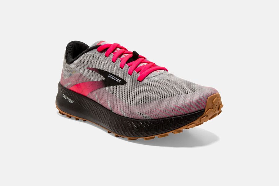 Brooks Catamount Trail Running Shoes Womens Navy/Pink 658041-UDM